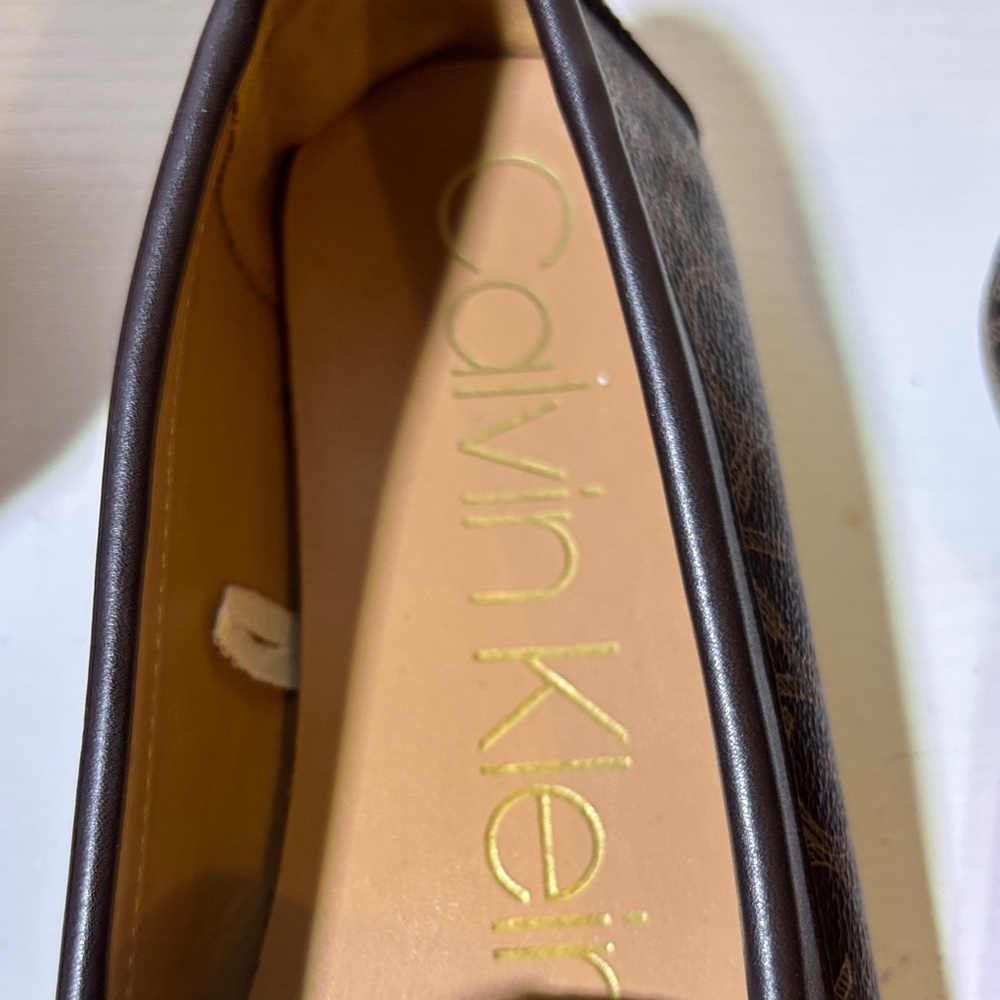 Calvin Klein Signature Brown Loafers - Picture 7 of 8
